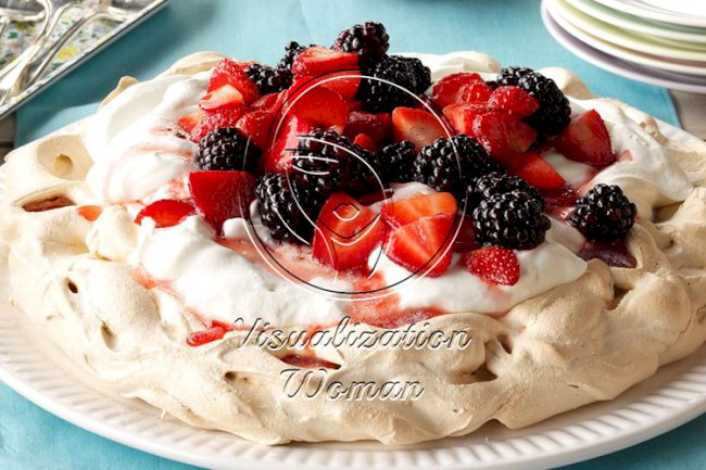 Two-Berry Pavlova