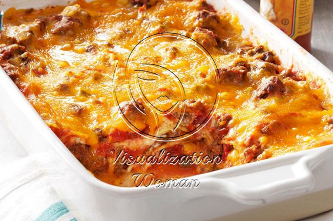 Beef Taco Lasagna