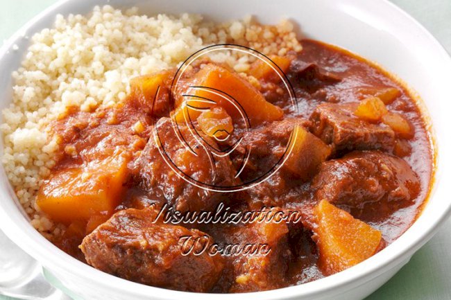 Moroccan Apple Beef Stew