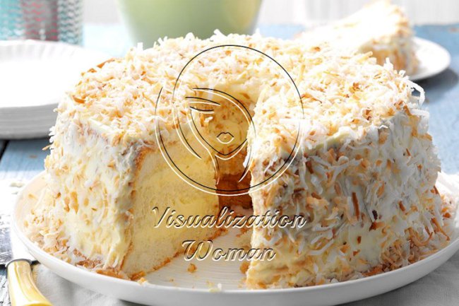 Lime Angel Food Cake