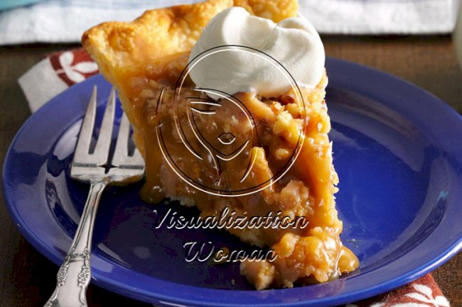 Butterscotch Pie with Walnut-Bacon Toffee