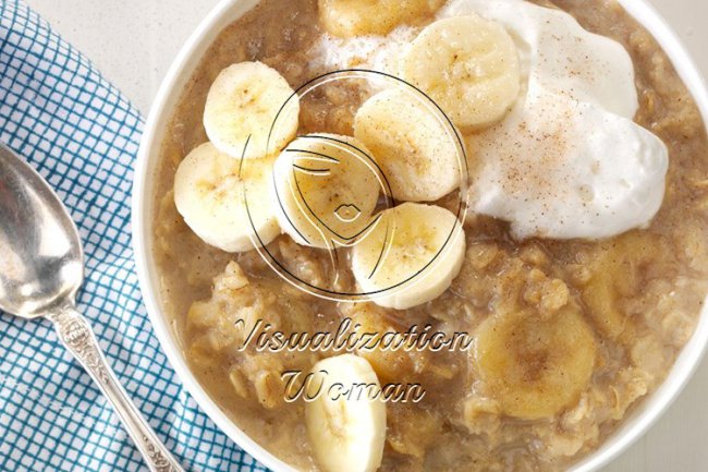 Bananas Foster Oatmeal