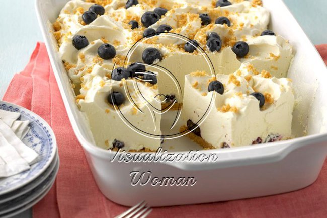 Lemon Chiffon Blueberry Dessert