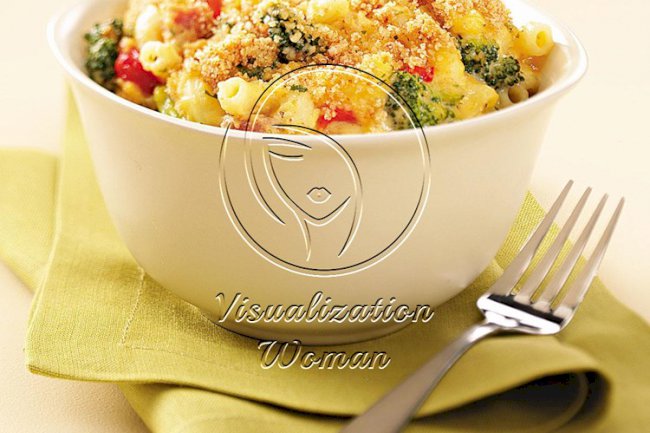 Broccoli-Ham Macaroni