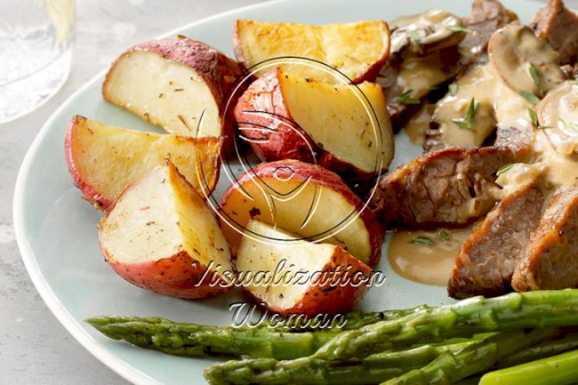 Lemon Roasted Red Potatoes