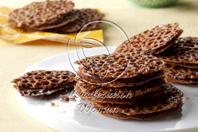 Chocolate Lace Cookies