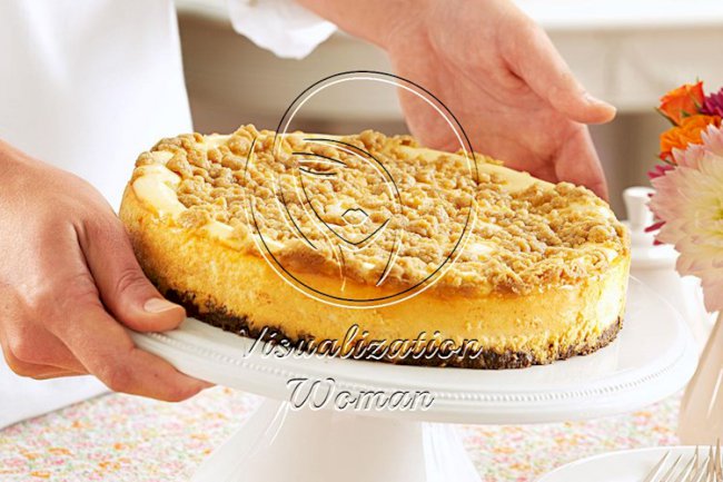 Streusel-Topped Apple Cheesecake