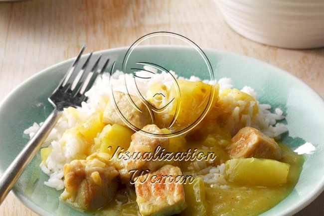 Curried Pork and Green Tomatoes