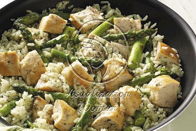 Dilled Chicken and Asparagus