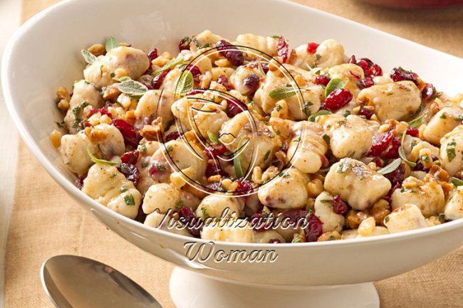 Cranberry Ricotta Gnocchi with Brown Butter Sauce