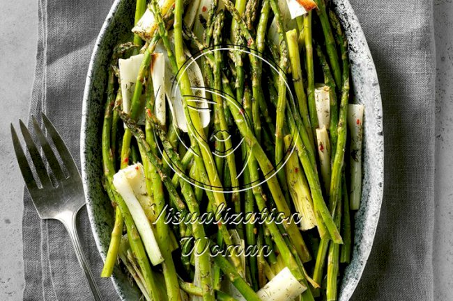Roasted Asparagus and Leeks