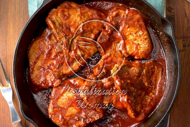 Oven-Barbecued Pork Chops