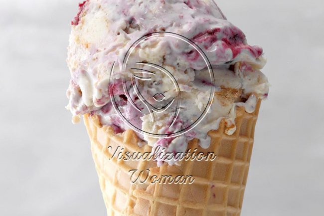 No-Churn Blueberry Graham Cracker Ice Cream