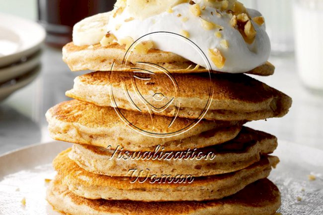 Fluffy Banana Pancakes