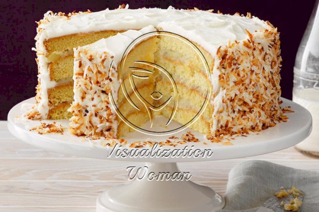 Coastal Coconut Cream Cake
