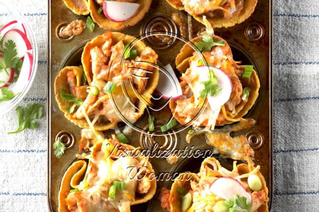 Chicken Tostada Cups