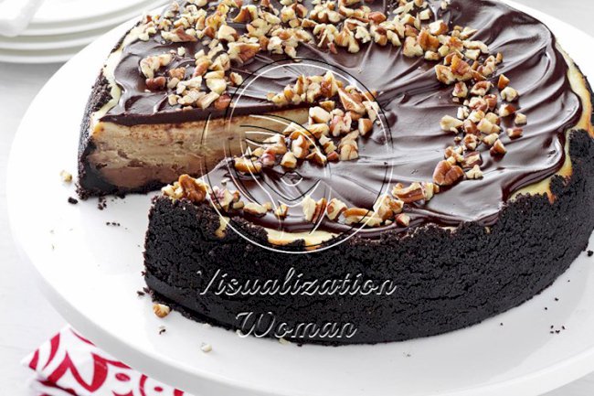 Chocolate Glazed Cheesecake