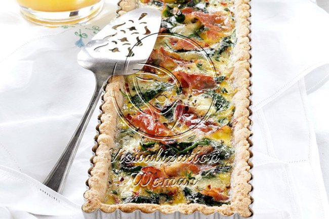 Brie and Prosciutto Tart