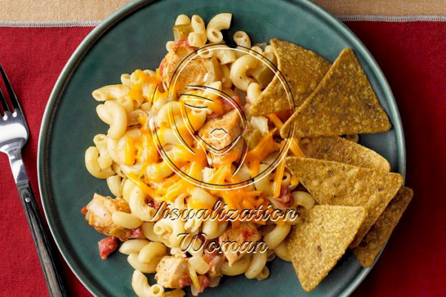 One-Skillet Chicken Fajita Pasta