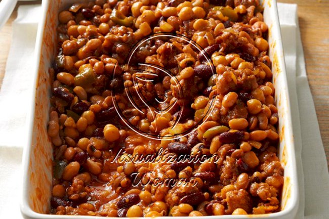 Best Ever Beans and Sausage