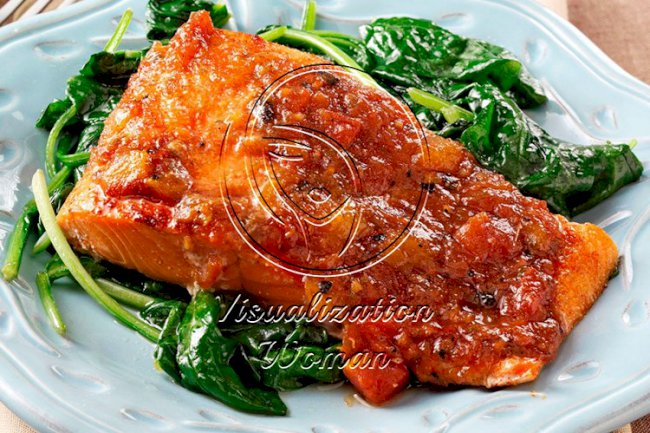 Sweet & Spicy Salmon Fillets