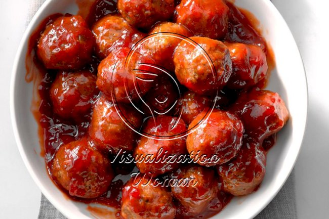 Cranberry Sauce Meatballs