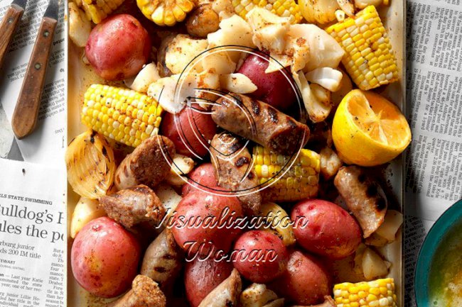 German Brat Seafood Boil