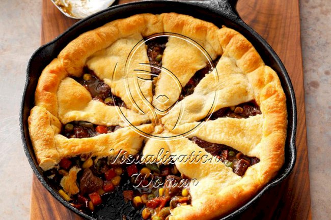 Pinwheel Steak Potpie
