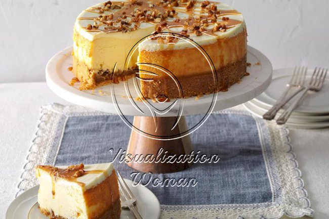 Caramel Pecan Cheesecake