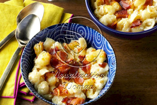 Slow-Cooker Bacon Mac & Cheese