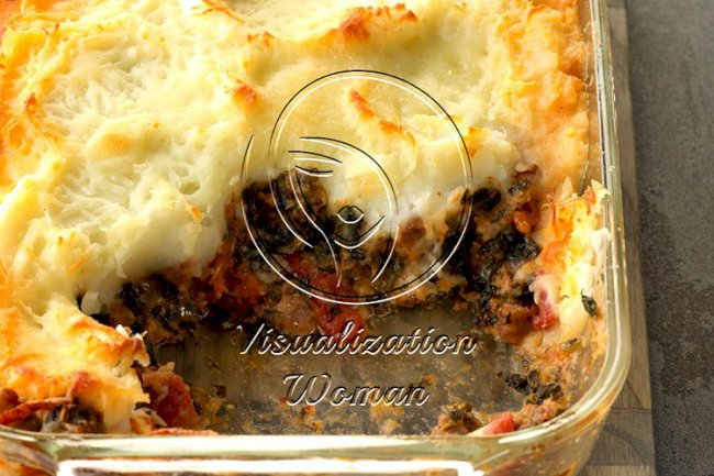 Sausage Florentine Shepherd’s Pie