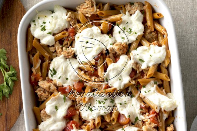 Creamy Skinny Pasta Casserole