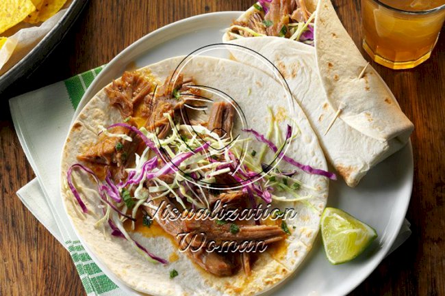 Sweet & Sour Pork Wraps