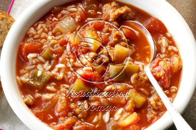 Slow-Cooked Stuffed Pepper Stew
