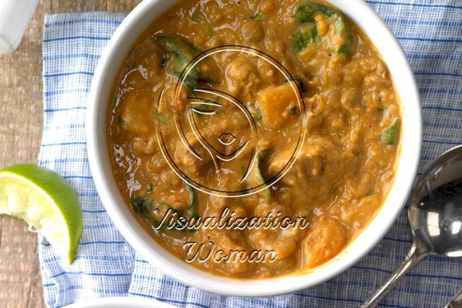 Squash and Lentil Lamb Stew