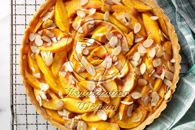 Pretty Peach Tart