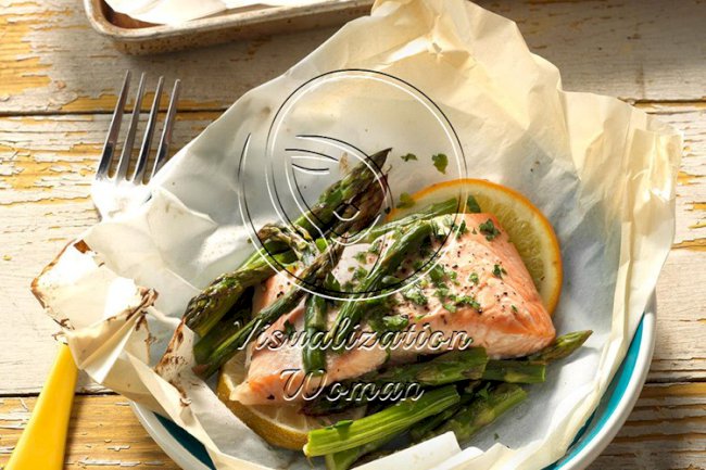 Citrus Salmon en Papillote