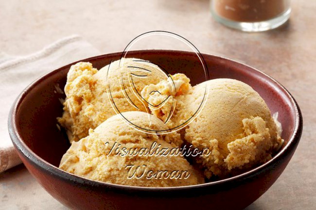 Spiced Persimmon Ice Cream