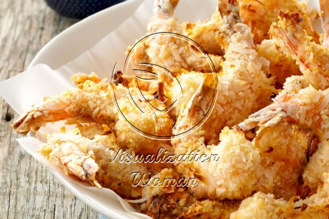 Baked Coconut Shrimp & Apricot Sauce