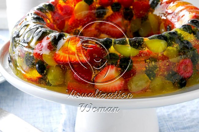 Sangria Gelatin Ring