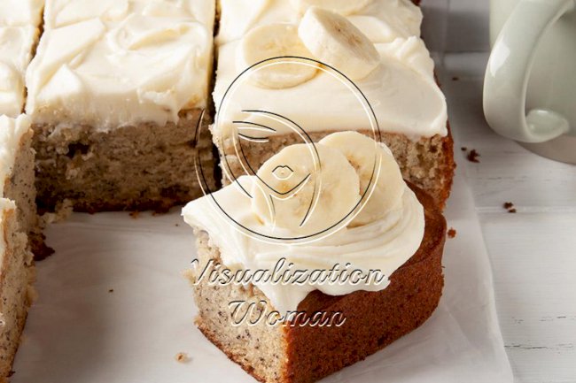 Banana Cake with Cream Cheese Frosting