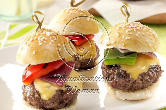 Bacon & Cheese Meatball Sliders