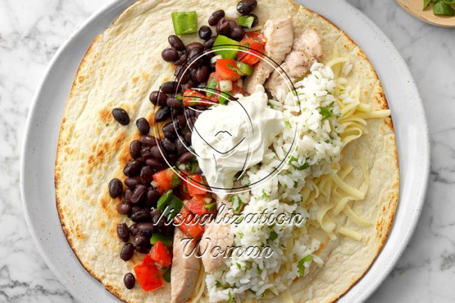 Loaded Pork Burritos
