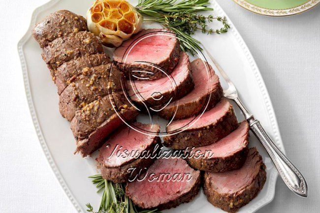 Mushroom-Blue Cheese Tenderloin