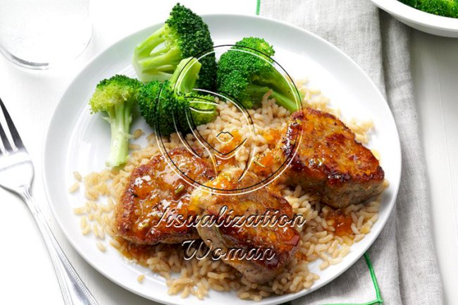 Apricot-Rosemary Pork Medallions