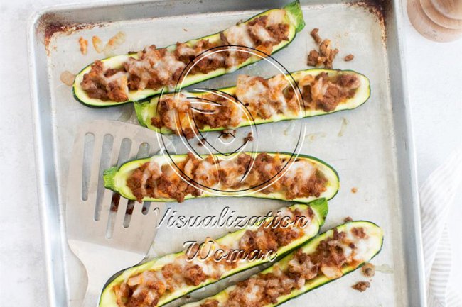 Beef-Stuffed Zucchini