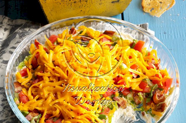 Layered BLT Dip