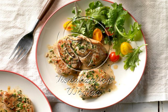 Tenderloin with Herb Sauce
