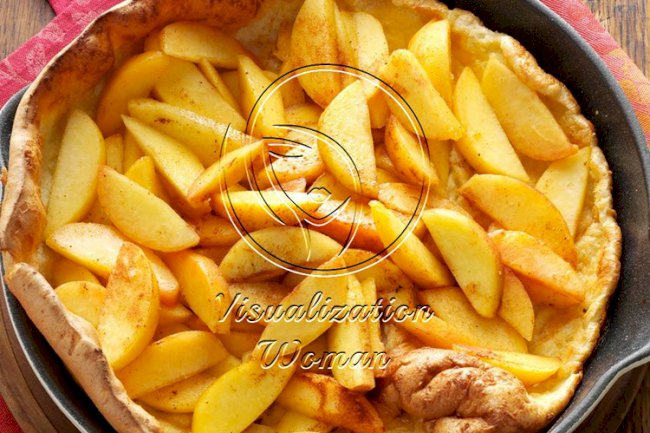 Baked Peach Pancake