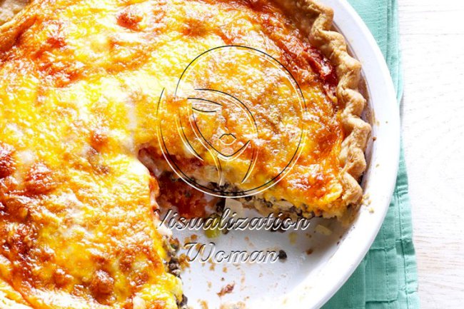 Tomato Olive Quiche